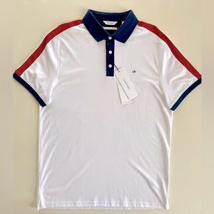 Calvin Klein Mens liquid polo size M